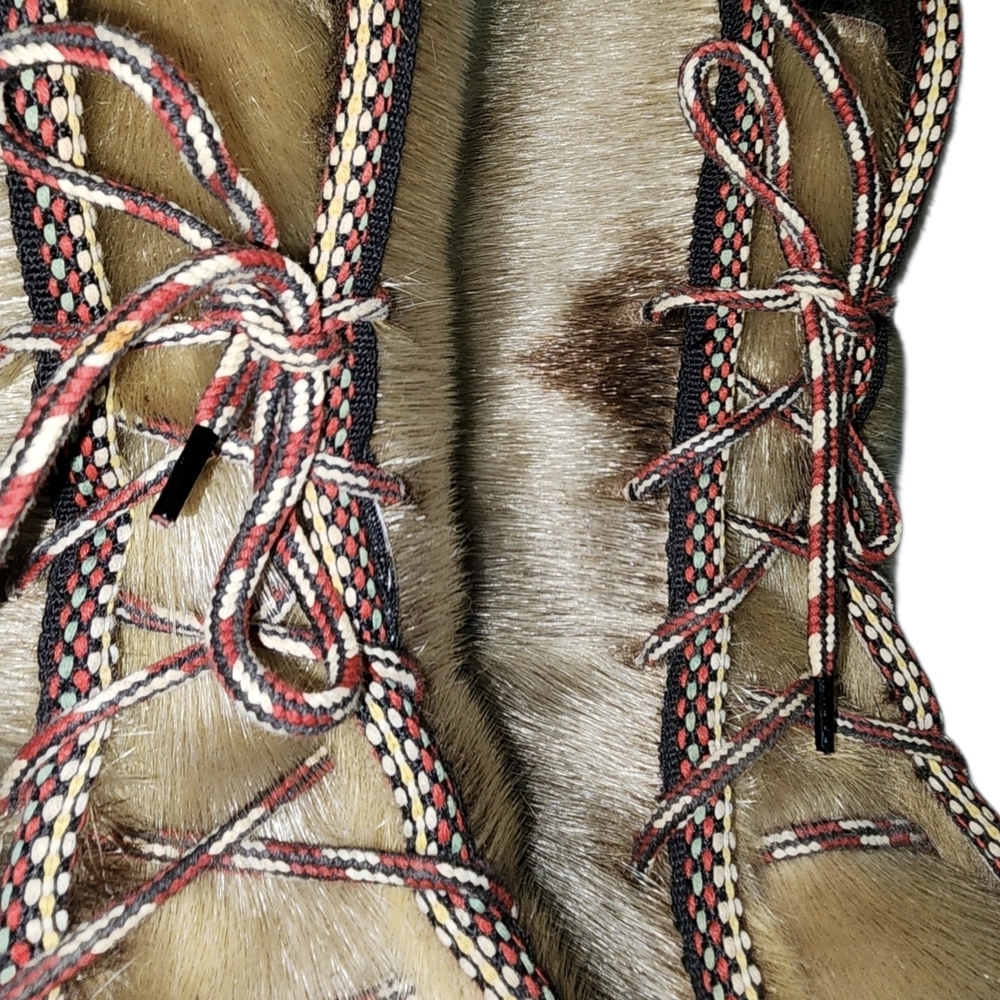 Norwegian Finnish Sámi Reindeer Hide Winter Nutukas Finnesko Boots 9 9.5 40 EXC - Picture 5 of 12